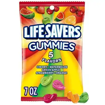 Walmart Life Savers 5 Flavors Gummy Candy - 7 oz, 49 Ct Bag offer