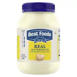 Walmart Best Foods Real Mayonnaise, Sandwich Spread Condiments, 30 fl oz Jar offer