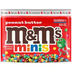 Walmart M&M's Minis Peanut Butter Milk Chocolate Candy, Sharing Size - 8.6 oz. Bag offer