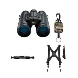 Walmart Nikon 10x42 LaserForce Rangefinder Binoculars with Retractable Tether and Binocular Harness Bundle offer