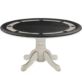 Walmart RAM Game Room GTBL60 AW 60 in. 2 in 1 Game Table, Antique White offer