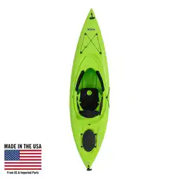 Walmart Lifetime Guster 10 Sit-Inside Kayak- Lime Green (90527) offer