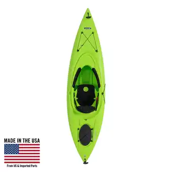 Walmart Lifetime Guster 10 Sit-Inside Kayak- Lime Green (90527) offer