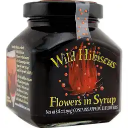 Walmart Wild Hibiscus Flowers in Syrup - 8.8 oz Jar offer