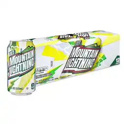 Walmart Great Value Diet Mountain Lightning Citrus Flavored Soda Pop, 12 fl oz, 12 Pack Cans offer