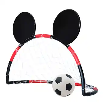 Walmart Disney Mickey Mouse Soccer Net with Ball & Pump, Multicolor, Kids Outdoor Sports, Ages 3+ offer