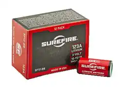 Walmart Surefire 123A High Perfomance 3 Volt Lithium Batteries - 12 Pack offer