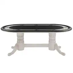 Walmart Ram Game Room GTBL84 AW 84 in. Texas Hold Em Game Table - Antique White offer