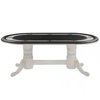 Walmart Ram Game Room GTBL84 AW 84 in. Texas Hold Em Game Table - Antique White offer