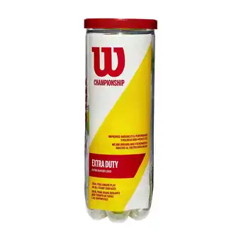 Walmart Wilson Championship Extra-Duty Tennis Balls (1 can, 3 balls) offer
