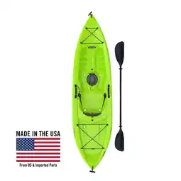 Walmart Lifetime Tioga 10 ft Sit-On-Top Kayak, Lime Green (90534) offer