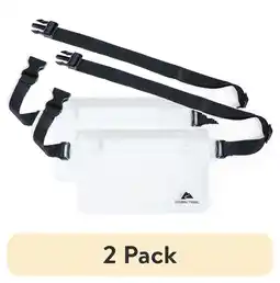 Walmart (2 pack) Ozark Trail Waterproof Pouch with Adjustable Strap offer