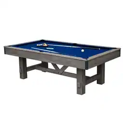 Walmart 8 ft. Alpine Outdoor Pool Table with Aluminum Rails & Waterproof Felt, White offer