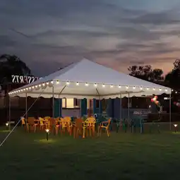 Walmart Erommy 20x20ft Party Tent, Heavy Duty Outdoor Canopy Tent for Party, Event, Commercials, White offer
