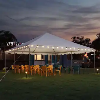 Walmart Erommy 20x20ft Party Tent, Heavy Duty Outdoor Canopy Tent for Party, Event, Commercials, White offer