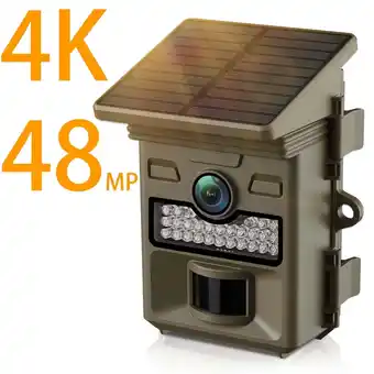 Walmart CAMPARK TC19 Solar Trail Camera 48MP 4K Hunting Deer Game Cameras with Night Vision Motion Activated offer