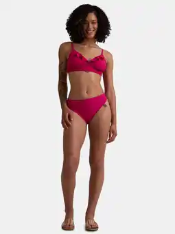 Walmart Time and Tru Women’s and Women’s Plus Ruffle Bikini Top, Sizes S-2X offer
