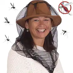 Walmart Opolski 2Pcs Mosquito Insect Bug Bee Face Shield Head Cover Fine Mesh Net offer