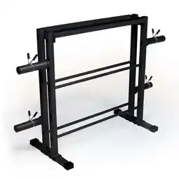 Walmart CAP 3-Tier Storage Rack for Kettlebells, Dumbbells & Olympic Weight Plates offer