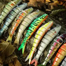 Walmart Opolski Multi Jointed Simulation Fishing Lure offer