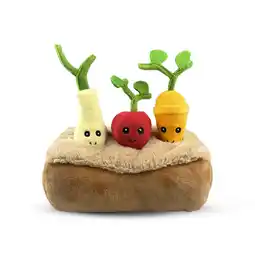 Walmart Nandog Pet Gear Interactive Pet Plush Toys for Dogs (Veggies) offer