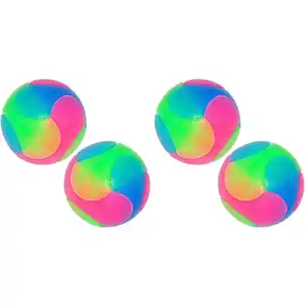 Walmart Dog Balls Flashing Elastic Glow in the Dark Interactive Pet Toys for , Cats, 2 Inch (4X Balls) offer