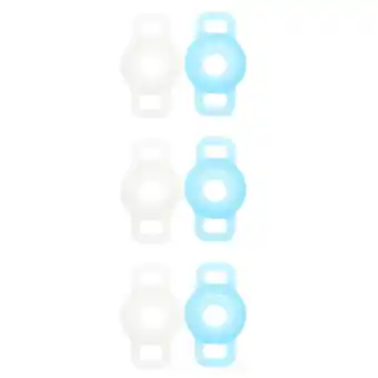Walmart WORGEOUS 6 Pcs Professional Pet Collar Locator Case Tracer Cover Compatible with AirTag offer