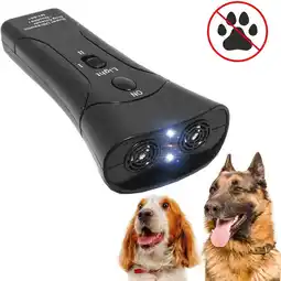 Walmart EleaEleanor Portable Handheld Bark Control Device with LED Indicator, Black offer