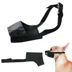 Walmart 2 Small Pet Dog Mouth Muzzle Grooming Mask Nylon No Bark Bite Chewing Adjustable offer