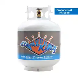 Walmart Flame King Empty Steel Propane Tank LP Cylinder with Type1 OPD Valve, 20 lbs offer