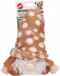 Walmart Ethical Products Woodsy Gnome Plush Dog Toy with Squeaker, Assorted offer