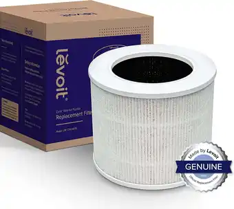 Walmart Levoit Air Purifier Replacement Filter Core Mini,178 Sq ft offer