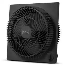 Walmart BLACK+DECKER BFB09W 9-In. 3-Speed Portable Frameless Mini Box Fan, White, BFB09B offer