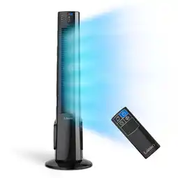Walmart Lasko 38 4-Speed Hybrid Oscillating Remote Controlled Tower Fan. Black, T38415 offer