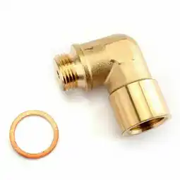 Walmart FACTORY 43 M18X1.5 02 Bung Extension Car Sensor Extender Spacer 90 Degree, Brass offer