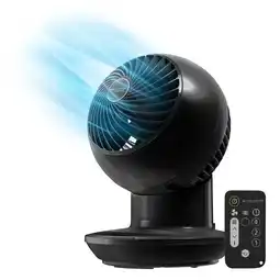 Walmart IRIS WOOZOO 3-Speed Oscillating Fan with Remote & Timer Free Standing Desktop Fan offer