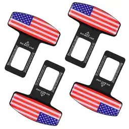 Walmart 4pcs Car Safety Seat Belt Buckle Clip Car-Styling Universal Vehicle Mounted offer