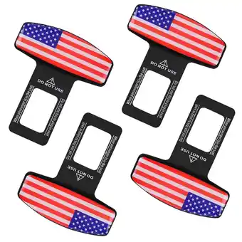 Walmart 4pcs Car Safety Seat Belt Buckle Clip Car-Styling Universal Vehicle Mounted offer