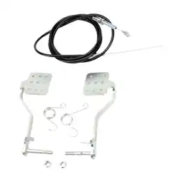 Walmart JISADER Go Kart Pedals Sturdy Brake Throttle Pedal for Trike 212cc With Cable offer