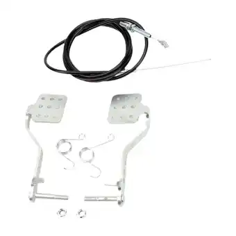Walmart JISADER Go Kart Pedals Sturdy Brake Throttle Pedal for Trike 212cc With Cable offer