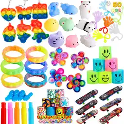 Walmart Joyfy 60 Pcs Party Favors, Popular Fidget Toys Birthday Goodie Bags Fillers for Kids Pinata Stuffers offer