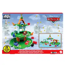 Walmart Disney Pixar Cars Minis Advent Calendar with 4 Mini Cars, Track & Accessories offer