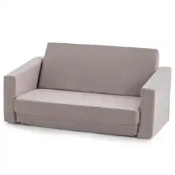 Walmart Honeyjoy 2-in-1 Toddler Fold out Couch Childrens Convertible Sofa to Lounger offer