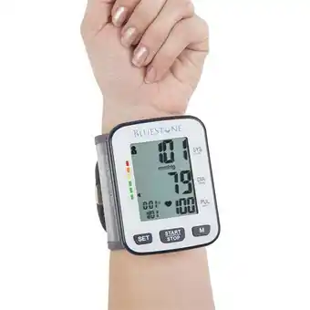 Walmart Bluestone Automatic Wrist Blood Pressure Monitor offer