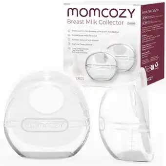 Walmart Momcozy Breast Milk Collector for Breastfeeding, Reusable Breast Milk Shells (3oz/90ml, 2 Count) offer
