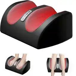 Walmart TLCEKVEC Shiatsu Foot Massager with Heat for Relaxation, Black offer