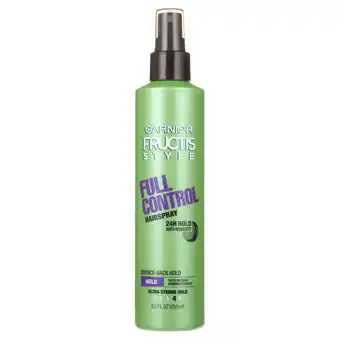 Walmart Garnier Fructis Style Hairspray Full Control Anti-Humidity, Non-Aerosol, 8.5 fl. oz offer