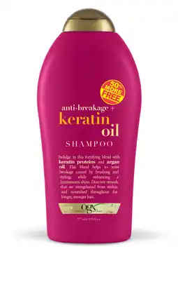Walmart OGX Anti-Breakage Keratin Oil Shampoo, 19.5 FL OZ offer