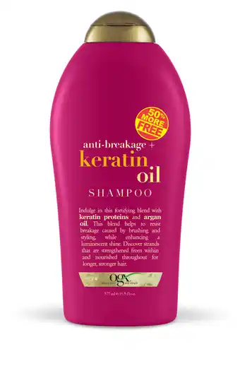 Walmart OGX Anti-Breakage Keratin Oil Shampoo, 19.5 FL OZ offer