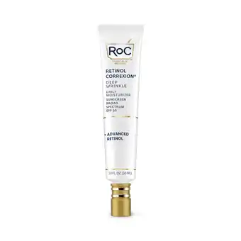 Walmart RoC Retinol Correxion Deep Wrinkle Face Moisturizer with SPF 30, for Fine Lines, Dark Spots, 1oz offer